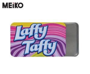 Mint va shakar uchun kichik slide qalay qutisi