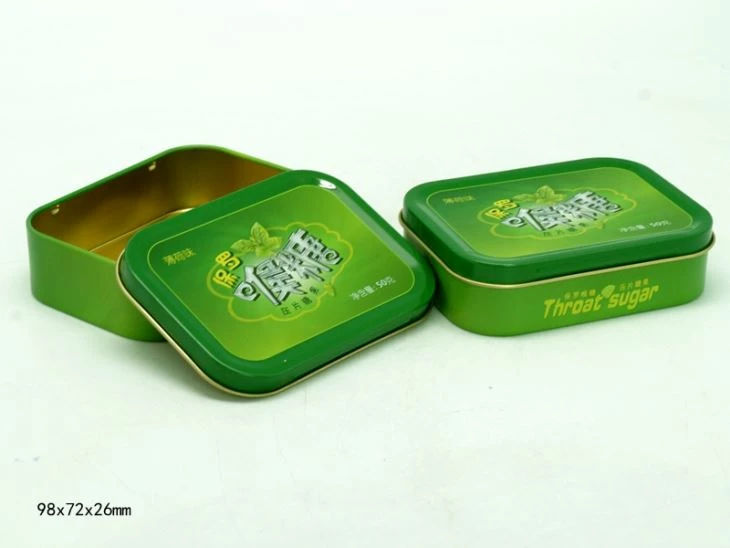 Mini Green Sugar Portable Metal Mint Tin