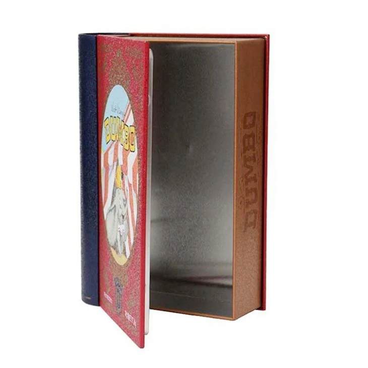 Big Book Shaped Tin Box
