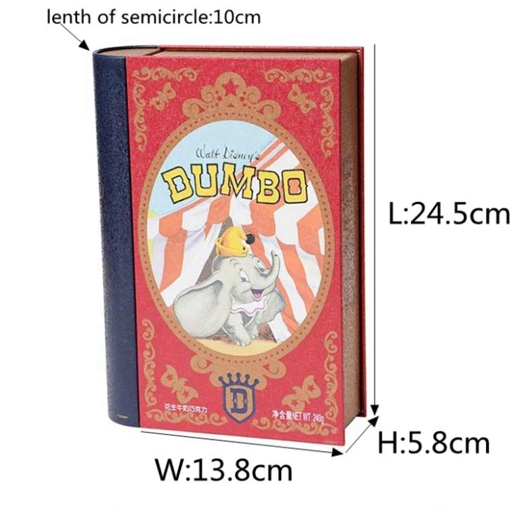 Big Book Shaped Tin Box