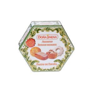 Custom uchun olti burchakli Shape Biskvit qalay qutisi